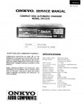 Сервисная инструкция Onkyo DX-C510