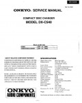 Сервисная инструкция Onkyo DX-C540