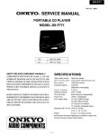 Сервисная инструкция Onkyo DX-F771