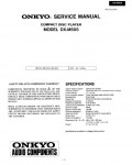 Сервисная инструкция Onkyo DX-M505