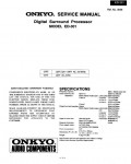 Сервисная инструкция Onkyo ED-301