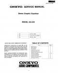 Сервисная инструкция Onkyo EQ-240
