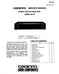 Сервисная инструкция Onkyo EQ-35
