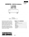 Сервисная инструкция Onkyo M-282