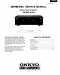 Сервисная инструкция Onkyo M-501
