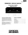 Сервисная инструкция Onkyo M-5140P