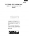 Сервисная инструкция Onkyo MPC-501