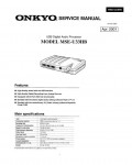 Сервисная инструкция Onkyo MSE-U33HB