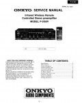 Сервисная инструкция Onkyo P-3150V