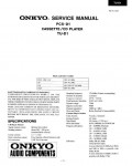 Сервисная инструкция Onkyo PSC-D1, TU-D1
