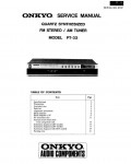 Сервисная инструкция Onkyo PT-33