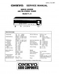 Сервисная инструкция Onkyo T-4