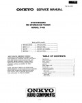 Сервисная инструкция Onkyo T-403