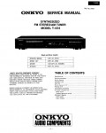 Сервисная инструкция Onkyo T-404