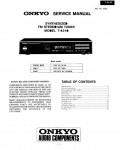 Сервисная инструкция Onkyo T-4210