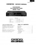 Сервисная инструкция Onkyo T-4500