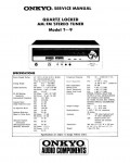 Сервисная инструкция Onkyo T-9