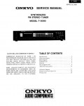 Сервисная инструкция Onkyo T-9090