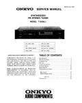 Сервисная инструкция Onkyo T-9090II