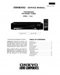 Сервисная инструкция Onkyo T-G10