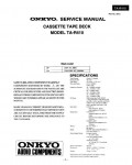 Сервисная инструкция Onkyo TA-R410