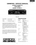 Сервисная инструкция Onkyo TA-RW411