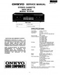 Сервисная инструкция Onkyo TA-W100