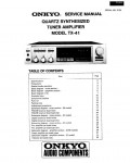 Сервисная инструкция Onkyo TX-41