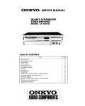 Сервисная инструкция Onkyo TX-6000