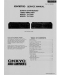 Сервисная инструкция ONKYO TX-7800, 7820