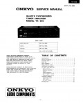 Сервисная инструкция Onkyo TX-810