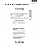 Сервисная инструкция Onkyo TX-8555