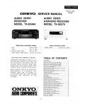 Сервисная инструкция Onkyo TX-DS484, TX-SE570