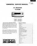 Сервисная инструкция Onkyo TX-DS989