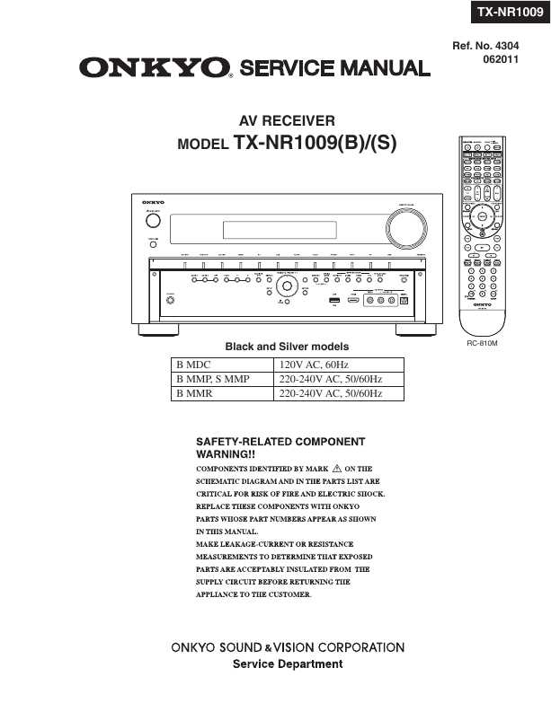 Схема onkyo tx nr686