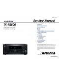 Сервисная инструкция ONKYO TX-RZ800