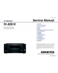 Сервисная инструкция ONKYO TX-RZ810