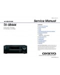 Сервисная инструкция ONKYO TX-SR444