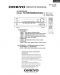 Сервисная инструкция Onkyo TX-SR508