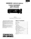 Сервисная инструкция Onkyo TX-SV303PRO