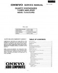 Сервисная инструкция Onkyo TX-SV313PRO
