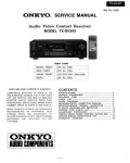 Сервисная инструкция Onkyo TX-SV343