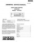 Сервисная инструкция Onkyo TX-SV373
