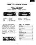 Сервисная инструкция Onkyo TX-SV444, TX-SE500