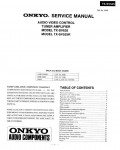 Сервисная инструкция Onkyo TX-SV525