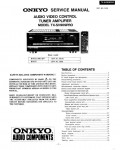 Сервисная инструкция Onkyo TX-SV909PRO