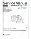 Сервисная инструкция Panasonic AG-DP800E VOL.1