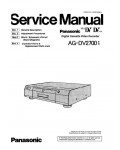 Сервисная инструкция Panasonic AG-DV2700