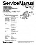 Сервисная инструкция Panasonic AG-EZ1E