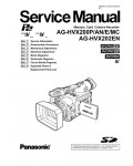 Сервисная инструкция Panasonic AG-HVX200, AG-HVX202
